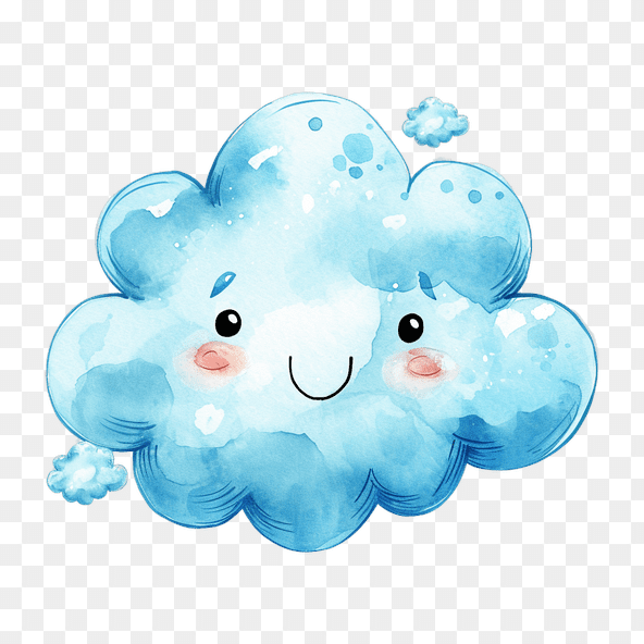 kawaii cloud clipart
