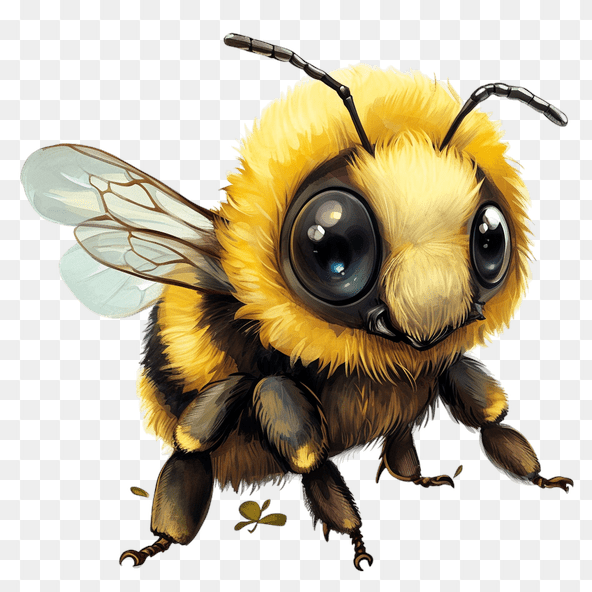 baby honey bee clipart