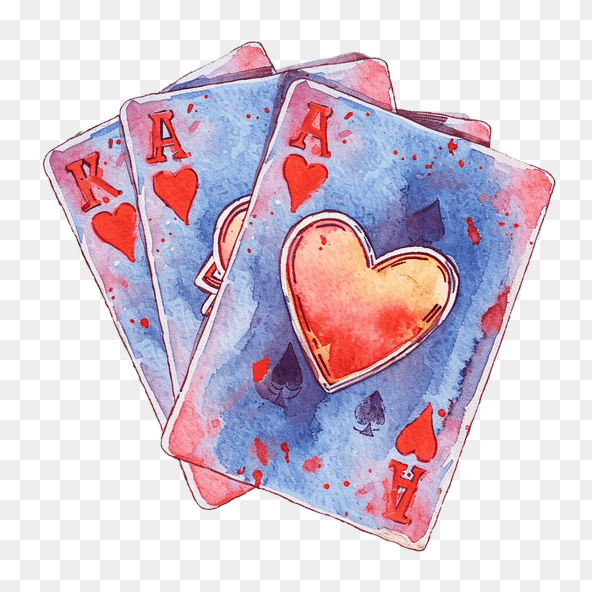 artistic playing cards