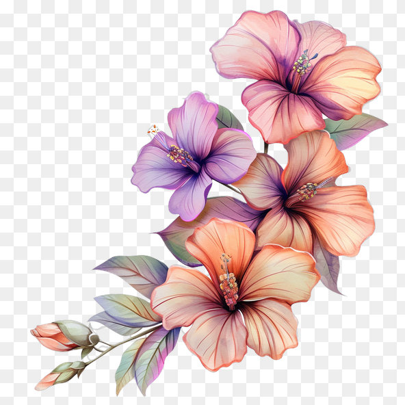 cute flowers clipart