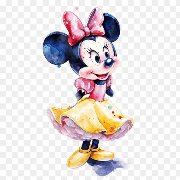 cute minnie mouse clipart