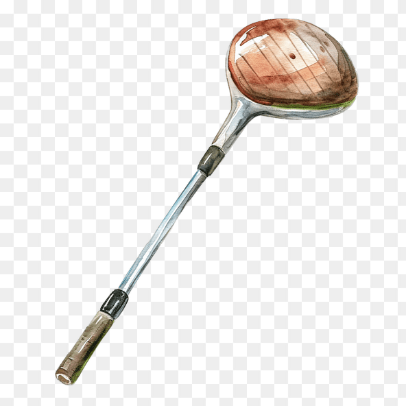 Watercolor Golf Club Clipart