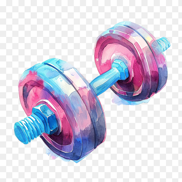 watercolor weights clipart