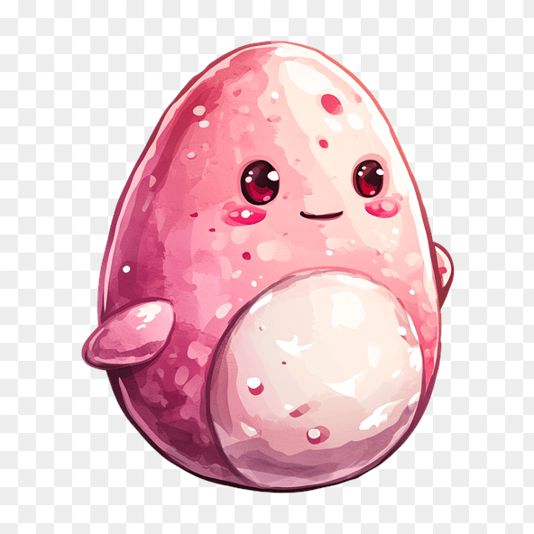 Tiny Pink Blob Clipart
