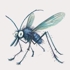 cartoon mosquito clipart