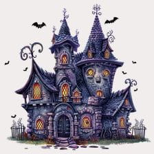 haunted house clipart
