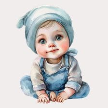 Realistic Baby Clipart