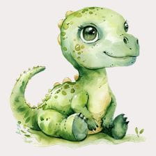 baby dinosaur clipart