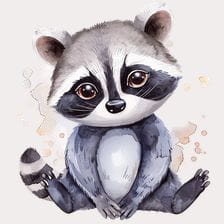 raccoon clipart