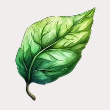 Green leaf clipart