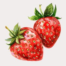 strawberries clipart