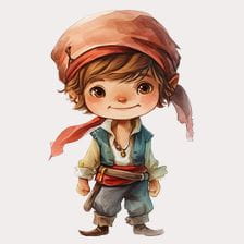 pirate boy clipart