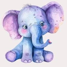 adorable elephant clipart