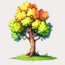 spring tree clipart