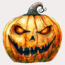 Scary Pumpkin clipart