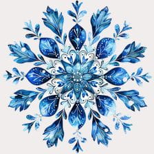 snowflake clipart