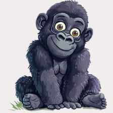 gorilla clipart