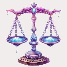 Fantasy Zodiac Scales Clipart