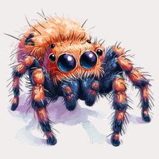 jumping spider clipart