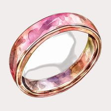 rose wedding ring clipart