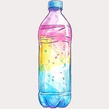 Best plastic water bottle clipart