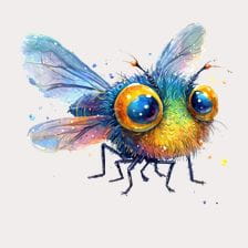 Cute Cartoon Fly Clipart