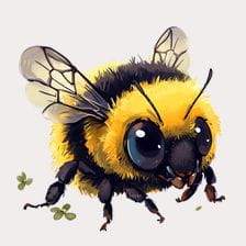  flying bee clipart