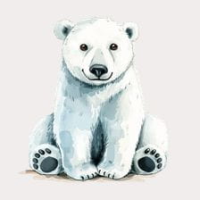 polar bear clipart