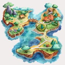 fantasy map clipart