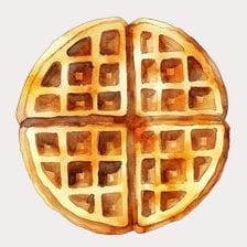 cute waffle clipart