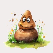 cute poop clipart