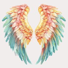 angel wings clipart
