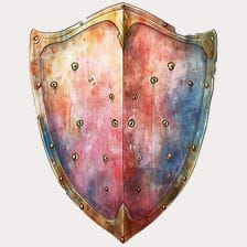 rusty shield clipart