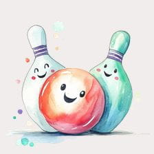 bowling clipart