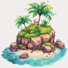 palm island clipart