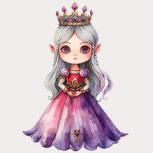 cute queen clipart
