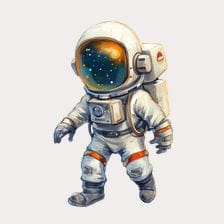 Cute Space Astronaut Clipart