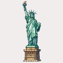 cool Statue of Liberty clipart