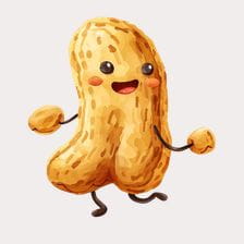 dancing peanut clipart