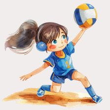 volleyball clipart