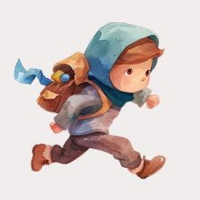 running clipart