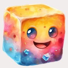 Jelly cube clipart