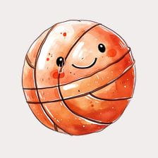cute basketball clipart