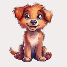 cartoon puppy clipart