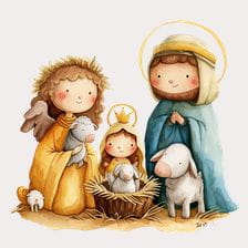 nativity scene clipart