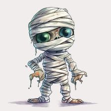 colorful Mummy Clipart