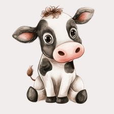 cute cow clipart