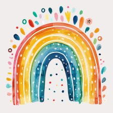 Nursery Rainbow Clipart