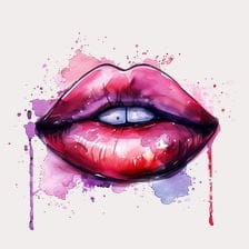 Shining Lips Clipart