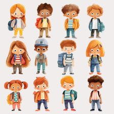 cute class of clipart